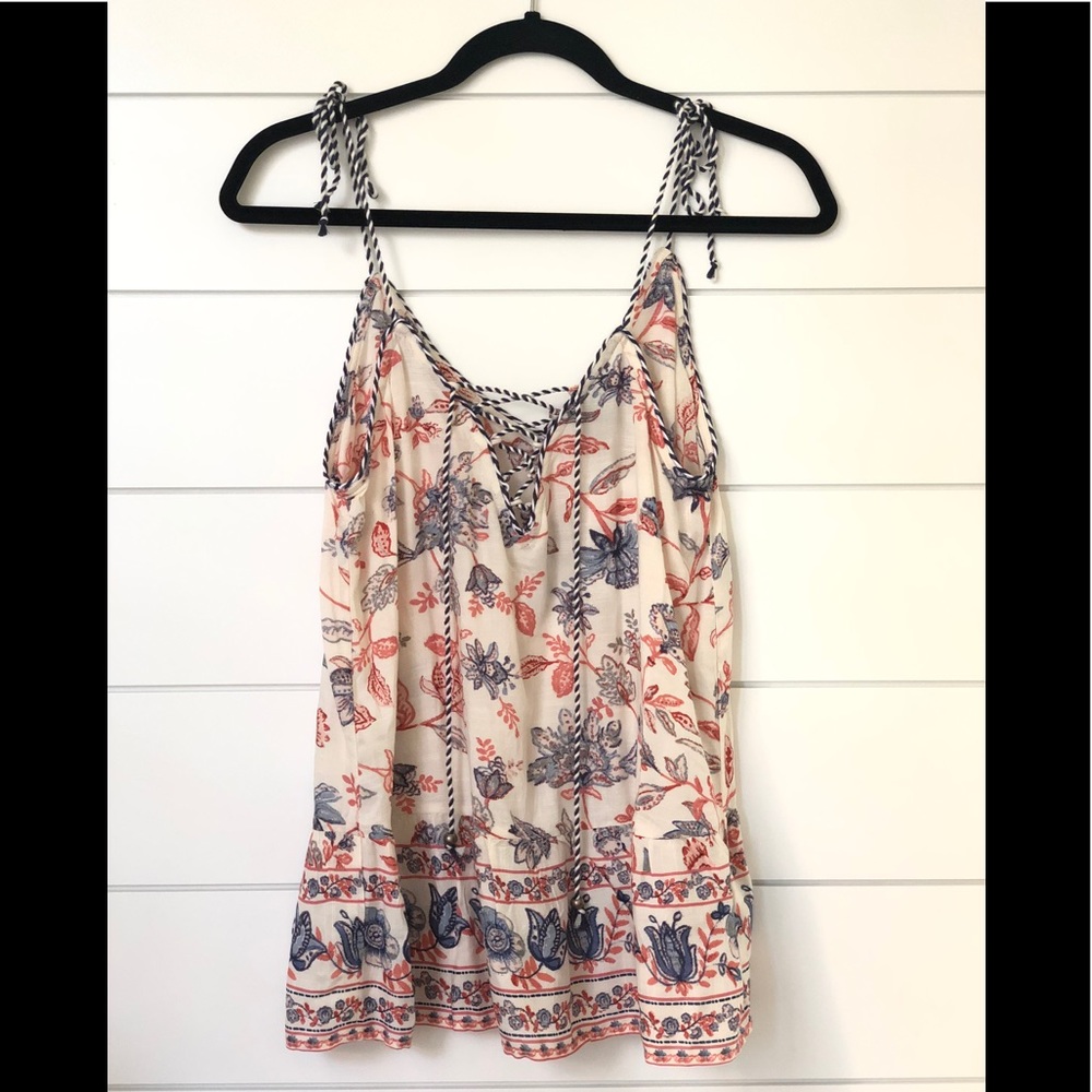 NEW Floral Tie Tank